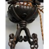 Wrought-iron and bronze chandelier at  Moinat SA  - Antiques and home décor