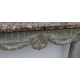 Console style Louis XVI peinte gris dessus marbre