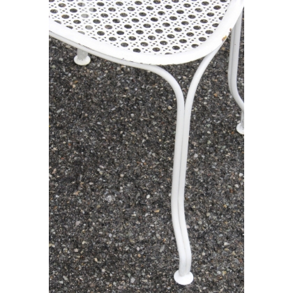 White wrought-iron VINCENNES chair from Moinat SA – Antiques and home décor