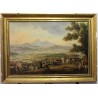 Paintings | Painting: ‘Napoleonic Battle’ by Moinat SA  – Antiques and home décor