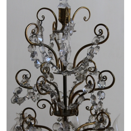 A pair of six-light candelabra in gilded bronze by  Moinat SA  - Antiques and home décor
