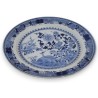 Assiette en porcelaine bleu blanc