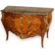 Commode Louis XV galbée à 2 tiroirs