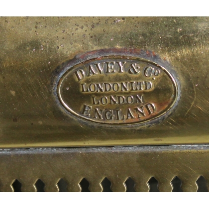 Paire de lanternes de bateau de pompier DAVEY & Co sur  Moinat SA  - Antiquités décoration