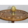 Round walnut rod holder for 18 rods at  Moinat SA  - Antiques and home décor