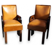 Paire de fauteuils attribués à DUFET