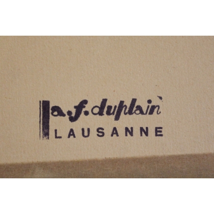 Paintings | Oil on panel, ‘Valais’, signed AF DUPLAIN Moinat SA  – Antiques and home décor
