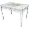  Table en fer forgé rectangulaire, plateau plein sur  Moinat SA  - Antiquités décoration