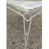  Table en fer forgé rectangulaire, plateau plein sur  Moinat SA  - Antiquités décoration