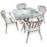  Ensemble de jardin en fonte d'aluminium sur  Moinat SA  - Antiquités décoration