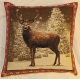 Coussin "Cerf dans la neige"