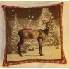 "Deer in the Snow" cushion at Moinat SA – Antiques and home décor