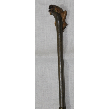 Blue silk parasol ‘Raccoon’ at Moinat SA – Antiques and home décor