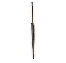 Ombrelle manche en bois et pommeau en porcelaine
