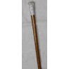 Wooden-handled parasol with porcelain knob at  Moinat SA  - Antiques and home décor
