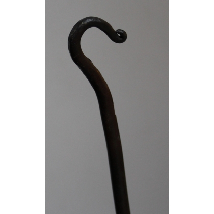  Porte chandelles en fer forgé et bronze à 3 bras sur  Moinat SA  - Antiquités décoration