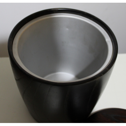 Designer ash wood ice bucket at  Moinat SA  - Antiques and home décor