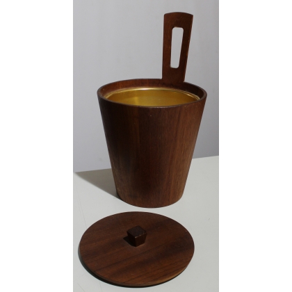 Teak ice bucket by ANRI FORM at Moinat SA – Antiques and home décor