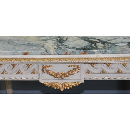  Table rectangulaire style Louis XVI sculptée sur  Moinat SA  - Antiquités décoration