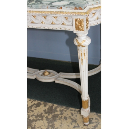  Table rectangulaire style Louis XVI sculptée sur  Moinat SA  - Antiquités décoration