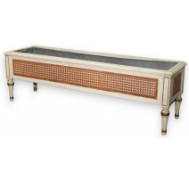 Jardinière rectangulaire style Louis XVI cannée