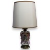  Lampe Louis-Philippe en porcelaine décor fleurs sur  Moinat SA  - Antiquités décoration