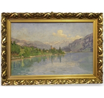 Tableau "Brienz" signé J. KEISER