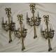 Set of four Louis XVI sconces