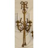 Set of 4 Louis XVI-style wall lights, each with 2 bulbs, by Moinat SA – Antiques and home décor