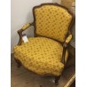 Fabric-upholstered beech armchair from Moinat SA – Antiques and home décor