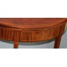  Table portefeuille demi-lune anglaise en acajou sur  Moinat SA  - Antiquités décoration