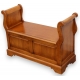 Banc-coffre style Louis-Philippe