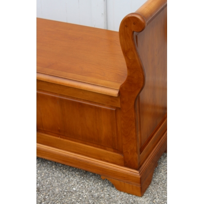 Banc-coffre style Louis-Philippe