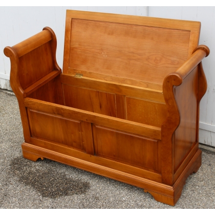 Banc-coffre style Louis-Philippe