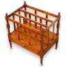 Cherry wood newspaper rack with a drawer at  Moinat SA  - Antiques and home décor
