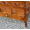 Cherry wood newspaper rack with a drawer at  Moinat SA  - Antiques and home décor