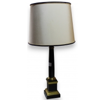 Lampe en marbre et bronze