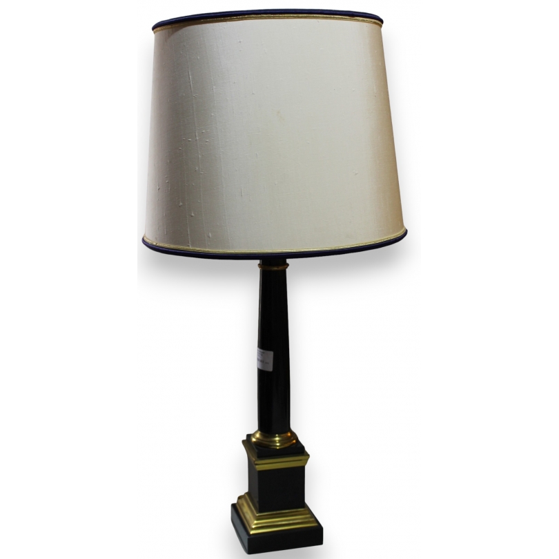 Lampe en marbre et bronze