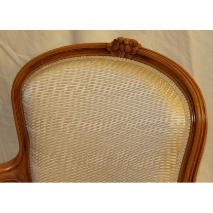 Paire de fauteuils cabriolets Louis XV