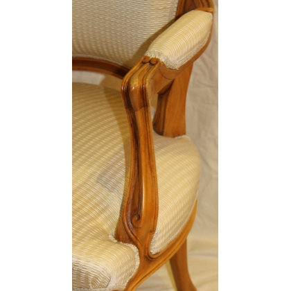 Paire de fauteuils cabriolets Louis XV