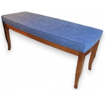 Banquette style Directoire en merisier