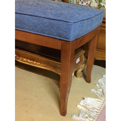 Banquette style Directoire en merisier