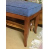 Banquette style Directoire en merisier
