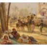Paintings | Painting entitled ‘Village Celebration’ by AERNI Moinat SA  – Antiques and home décor