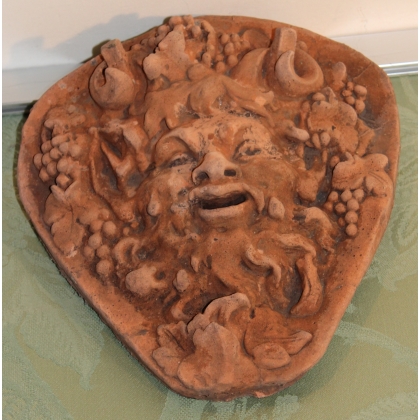Terracotta ‘Faune’ wall plaque at Moinat SA – Antiques and home décor