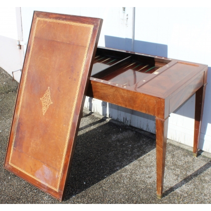  Table tric-trac Directoire sur  Moinat SA  - Antiquités décoration