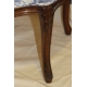 Tabouret rond style Louis XV recouvert de tissus