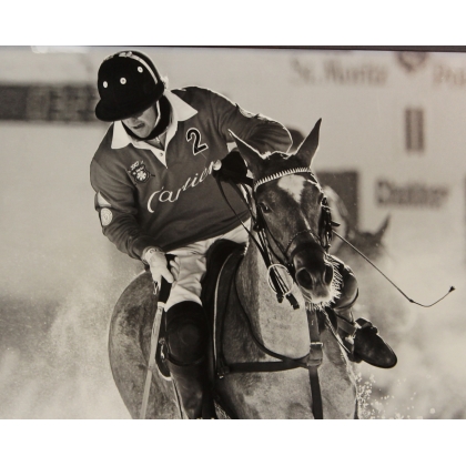  Poster encadré "Polo" pour Cartier sur  Moinat SA  - Antiquités décoration