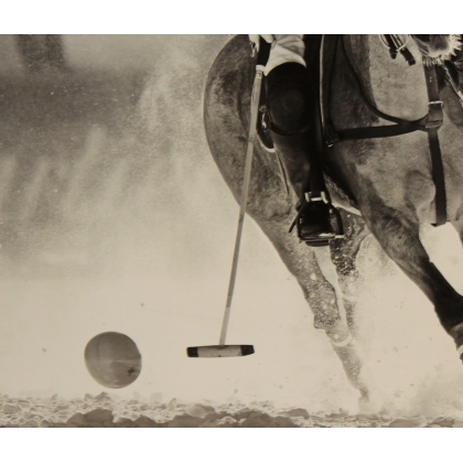  Poster encadré "Polo" pour Cartier sur  Moinat SA  - Antiquités décoration