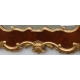 Miroir anglais en noyer, bois doré